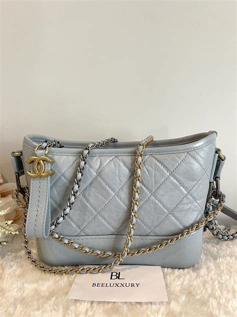 chanel handbag grey|chanel gabrielle bag small price.